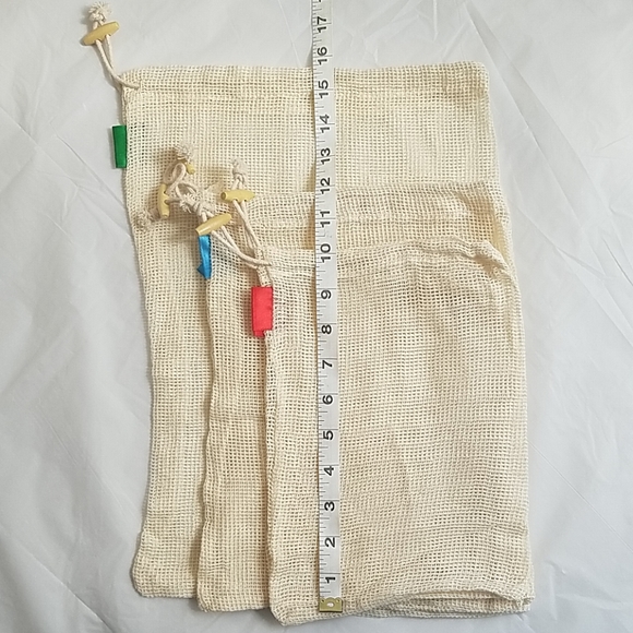 🌞3/$15 NWOT reusable produce shopping bags - Picture 4 of 4